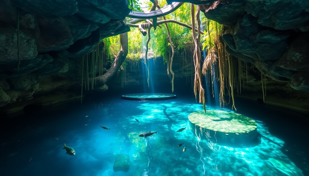 Visit the Cenotes Near Playa Paraiso