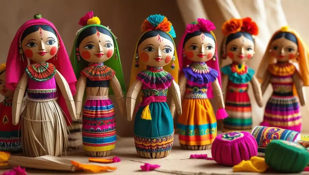 Mexican crafts: Palm Dolls