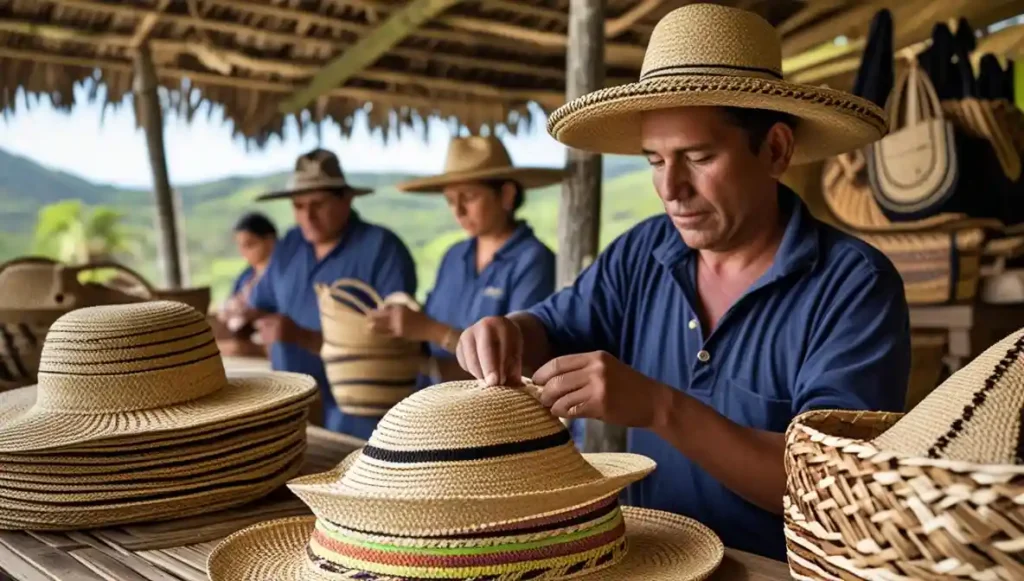 Jipi palm weavings from Campeche